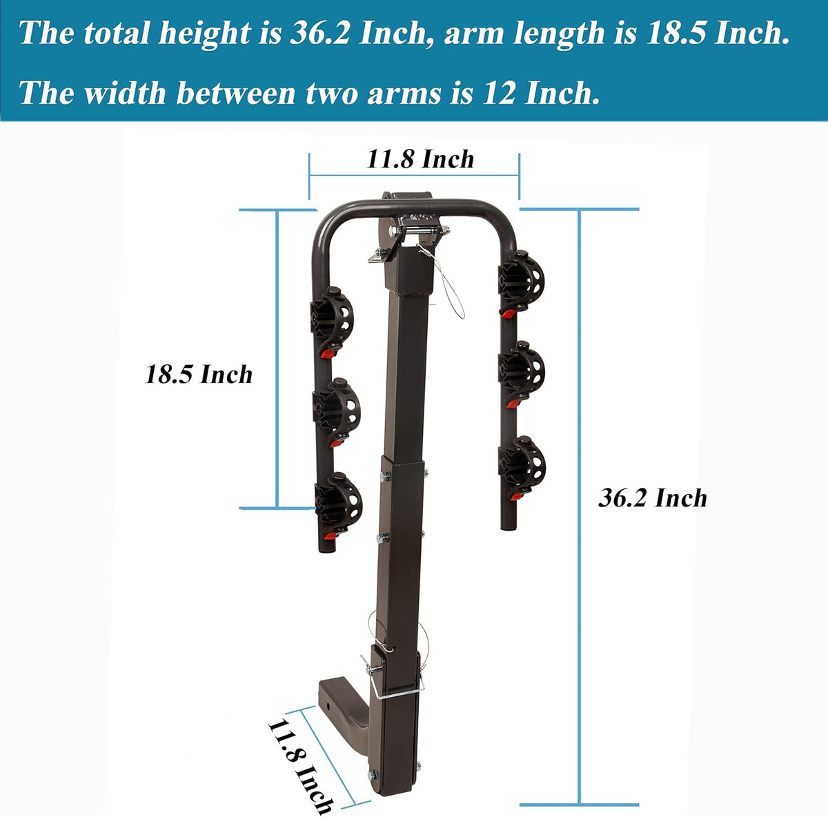 Bikes Mount Hitch Rack 4-Bikes A18352