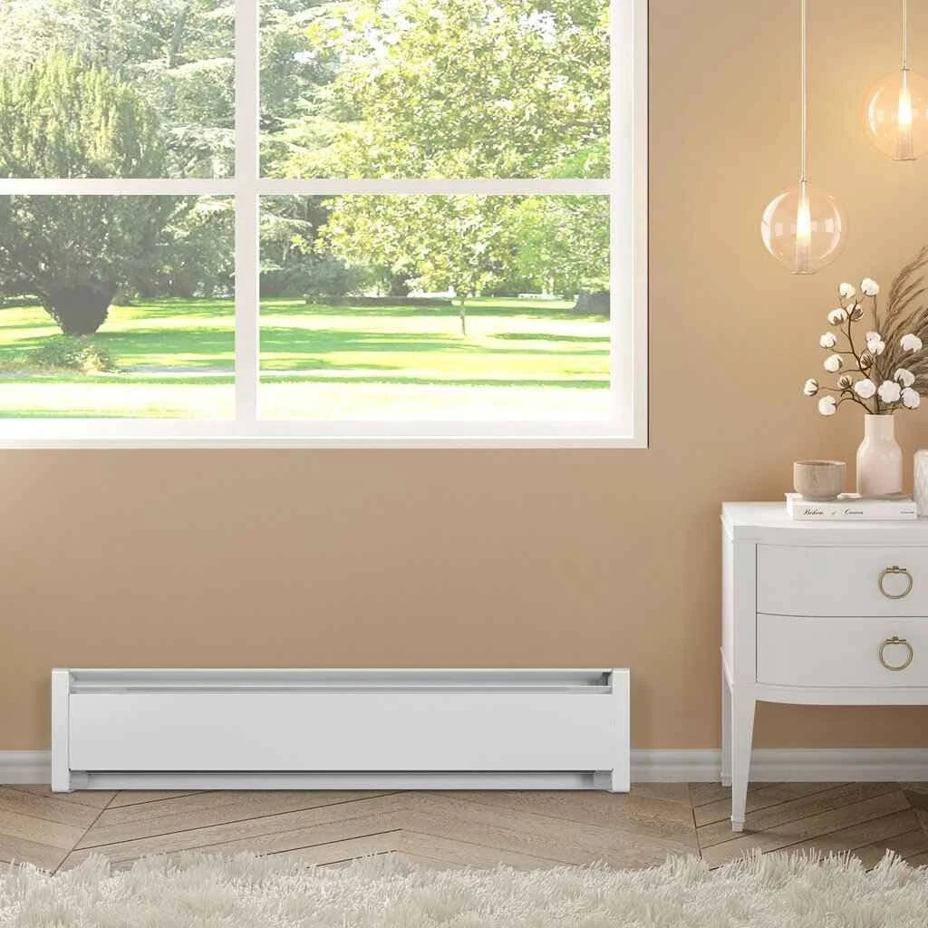 White 2560 BTU 750 Watt Hydronic Baseboard Heater D931
