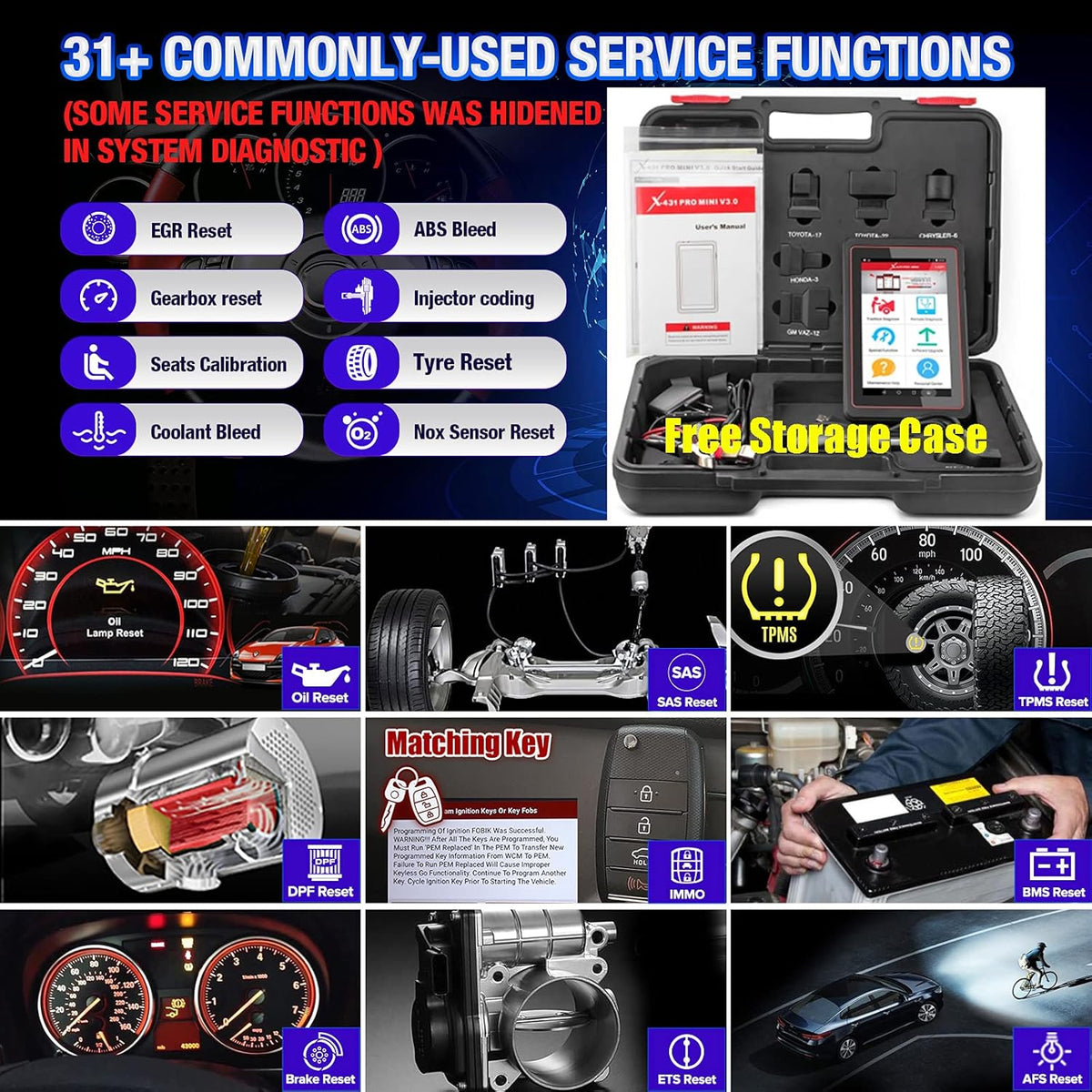 2022 Bidirectional Scan Tool Full System Automotive Diagnostic Scanner K183924