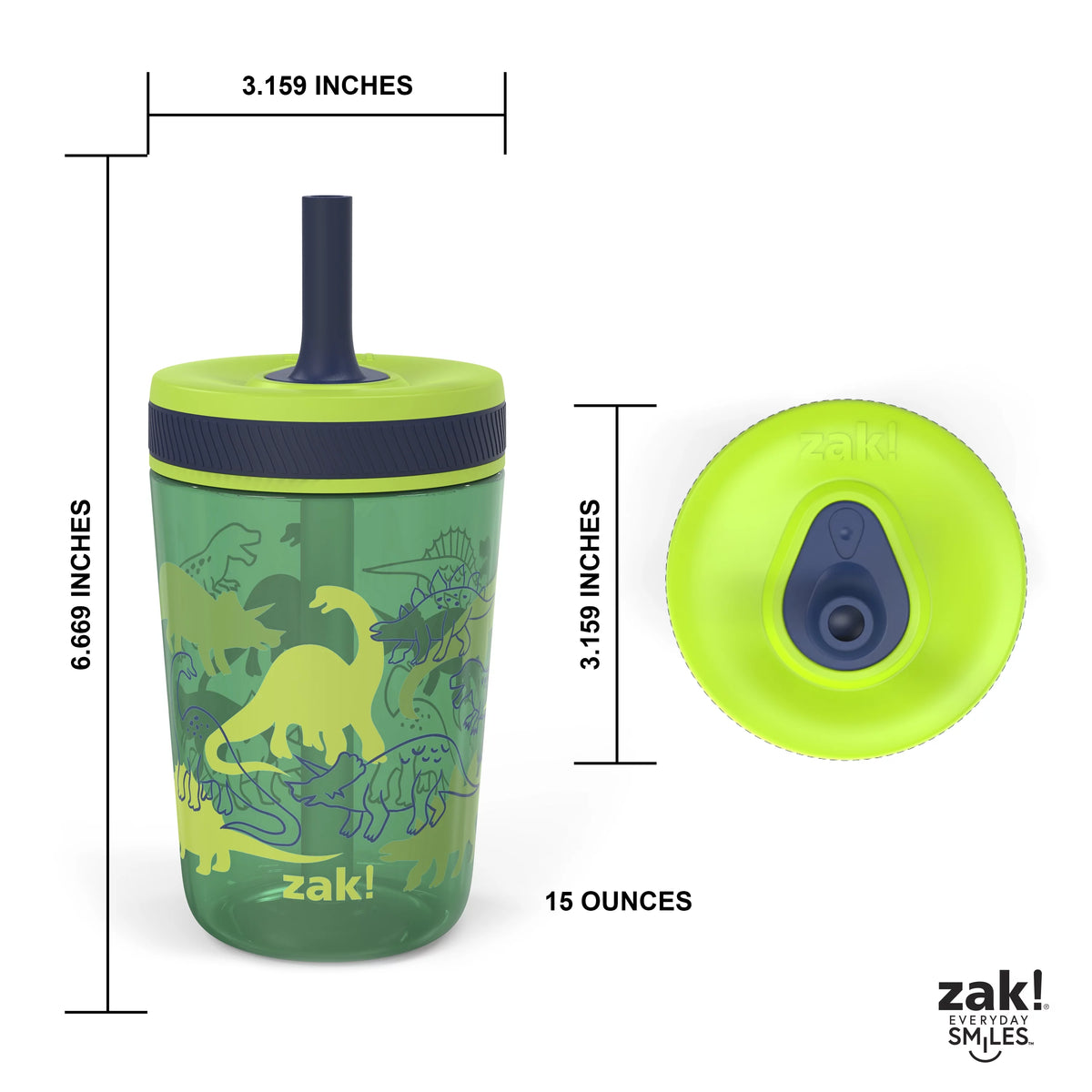 20oz Stainless Steel Tumbler And 15oz PP Tumbler 2pc R2630