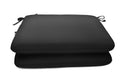 Solid Outdoor Seat Pad Set of 2 H867558