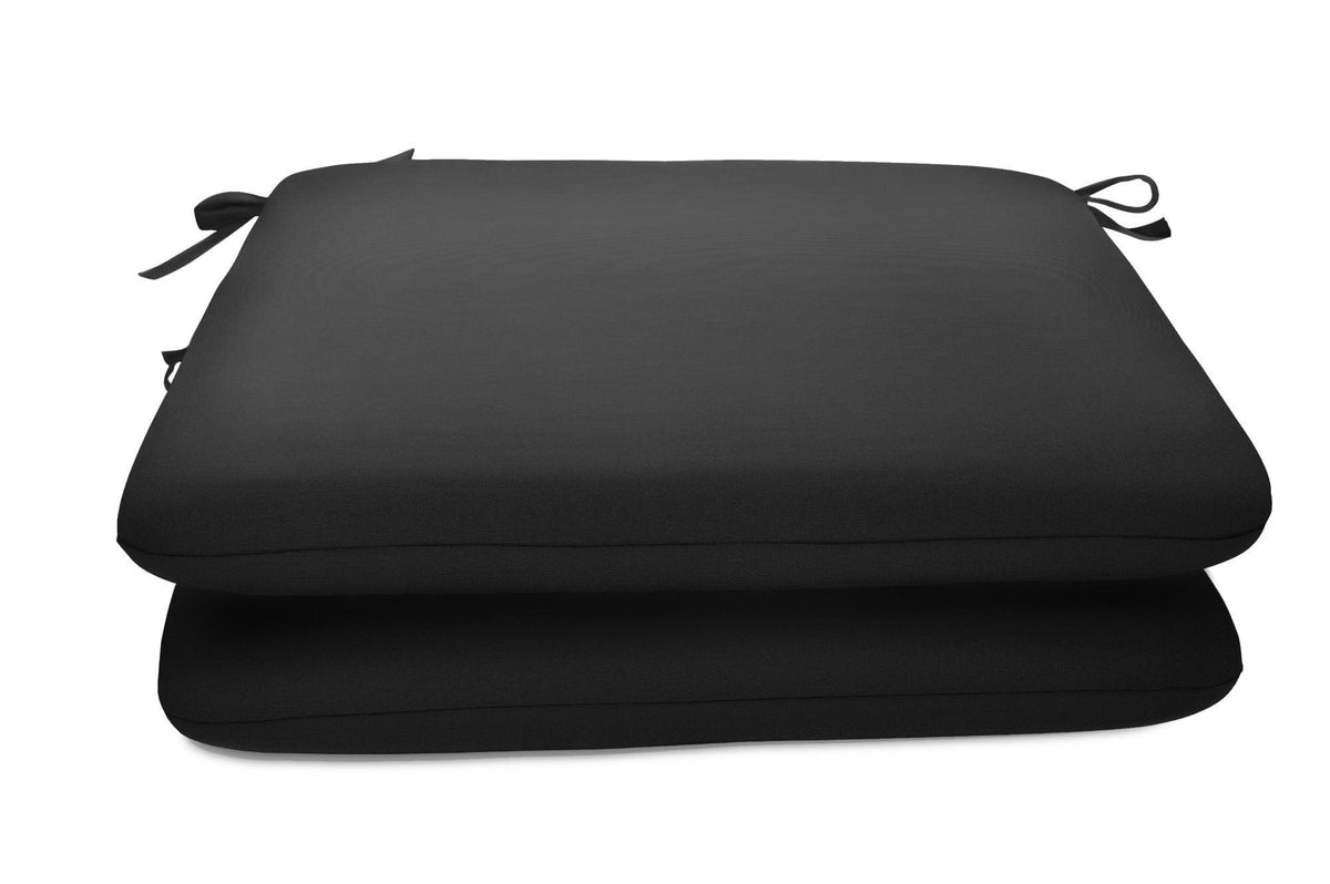 Solid Outdoor Seat Pad Set of 2 H867558
