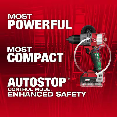 18-V Lithium-Ion Brushless Cordless Hammer Drill Driver Kit with Compact Router Q716813