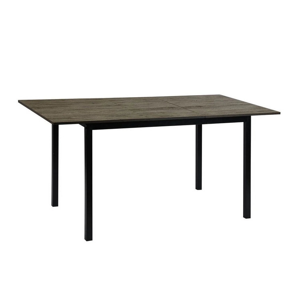 63" Extendable Dining Table with Self-Storing Leaf H1832