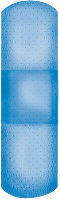 Blue Metal Detectable Adhesive Strips, Sterile, 1" x 3", 1200 per Case R43280