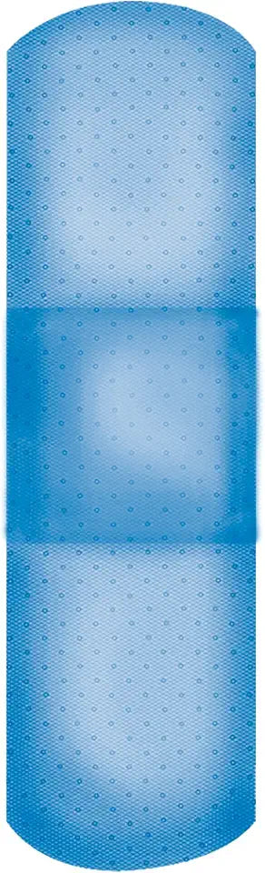 Blue Metal Detectable Adhesive Strips, Sterile, 1" x 3", 1200 per Case R43280