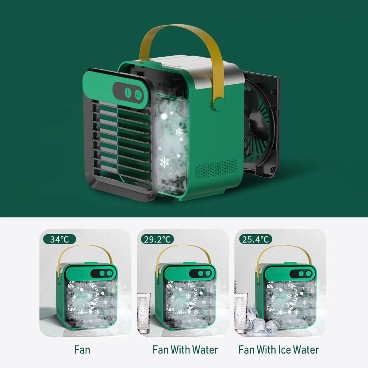 Air Conditioner Fan with Phone Holder 180Ml 3 Speeds G14783