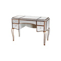 Solid Wood Jewelry Desk with Mirror H1082