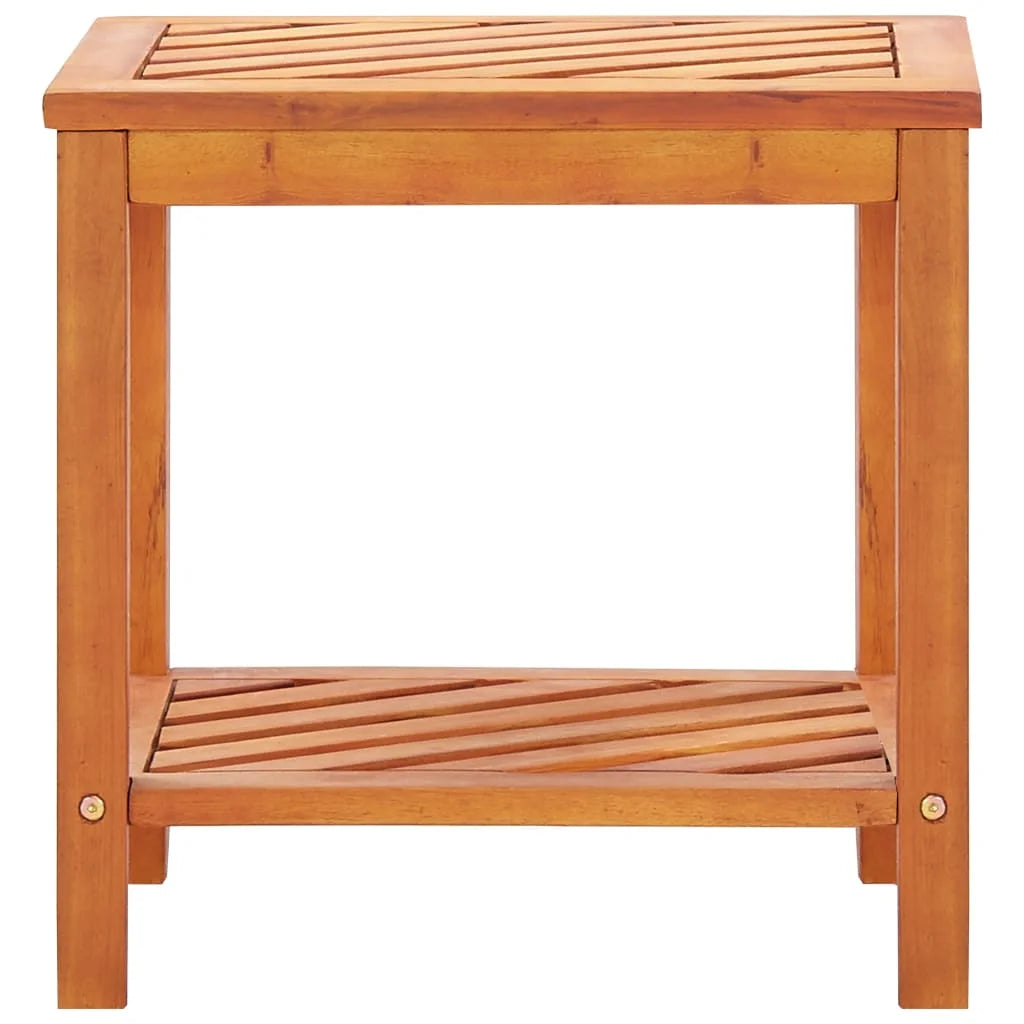 Solid Acacia Wood Side Table J71070