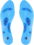 Magnetic Acupressure Foot Massage Insoles 3 Pairs Blue F116900