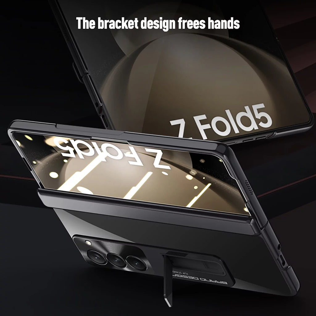 Samsung Galaxy Z Fold 5 Case with Kickstand Blue C48072