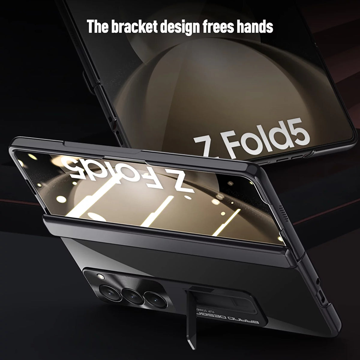 Samsung Galaxy Z Fold 5 Case with Kickstand Blue C48072