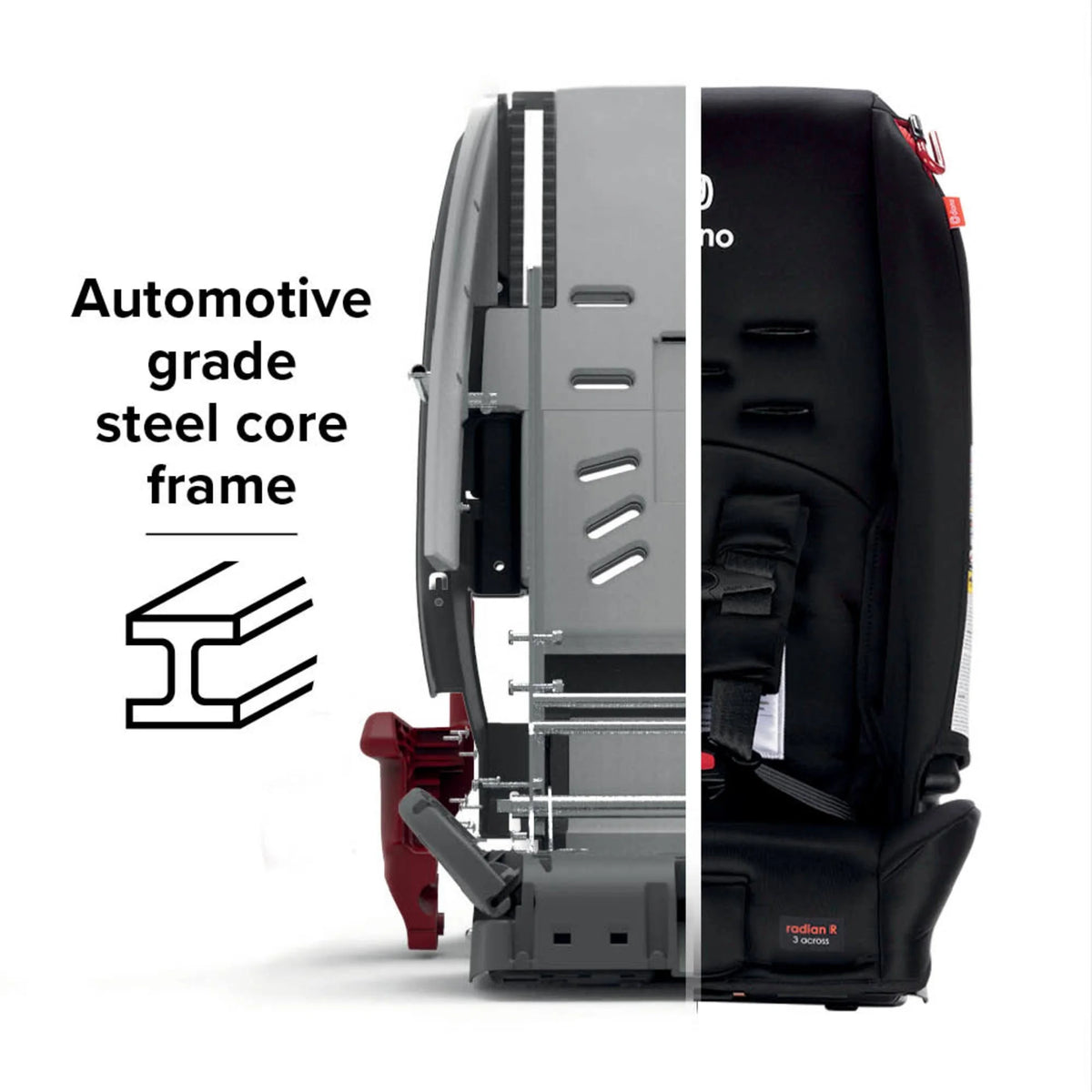 Black Convertible Car Seat G129