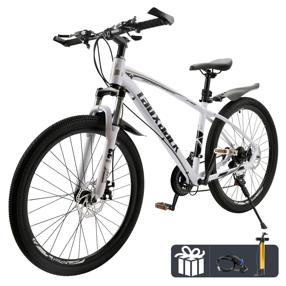 Full Suspension 21 Speed 27.5 inch Dual Disc Brake Mountain Bike E1792