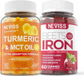 Vegan Iron Gummies with Multivitamin Turmeric Curcumin Liquid Filled S7340