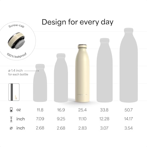 Stainless Steel Insulated Water Bottle 25.4oz X15213