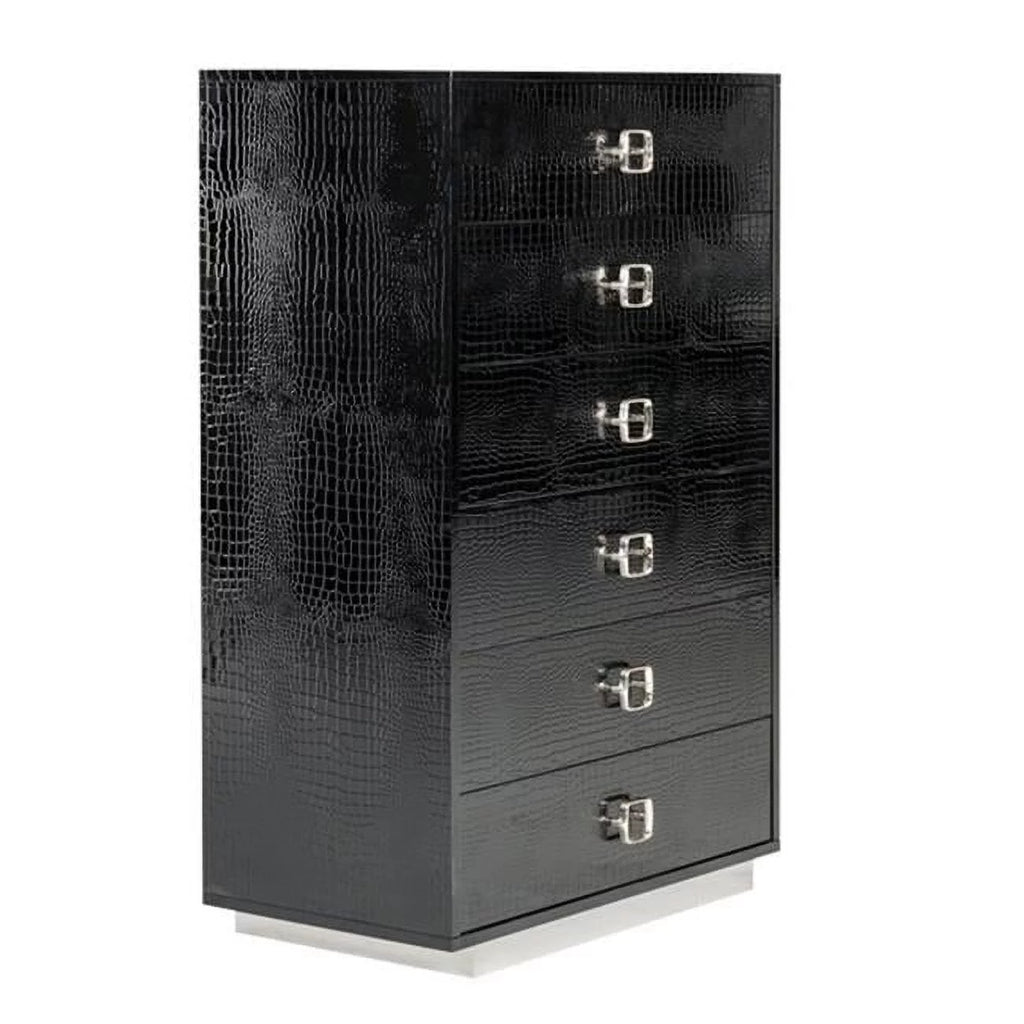 Black 5 Drawer Dresser V114