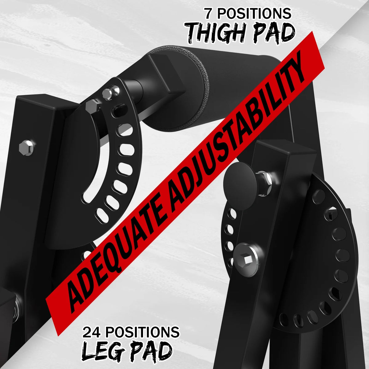 Adjustable Plate Loaded Leg Extension and Curl Machine V9907