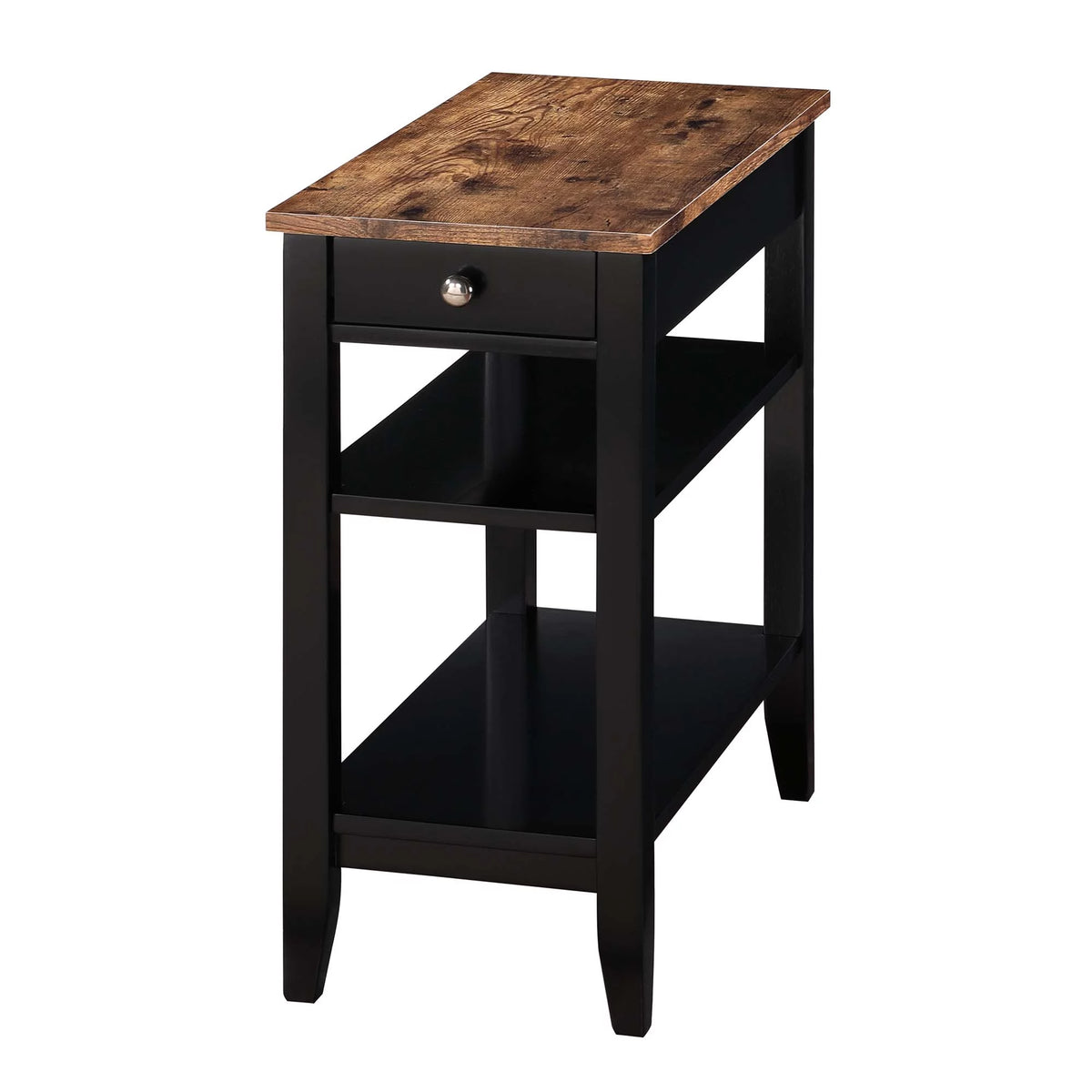 1 Drawer End Table with Shelves A921561