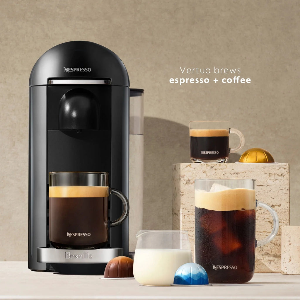 Piano Black Single-Serve Coffee and Espresso Machine W581994