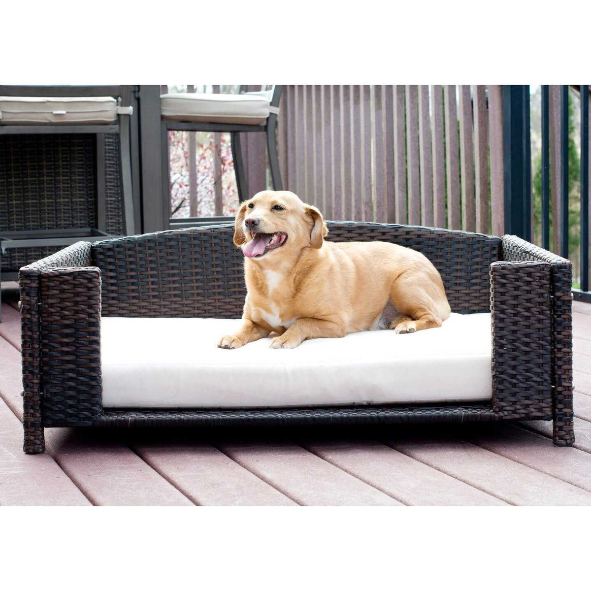 Rattan Rectangular Pet Sofa C538129