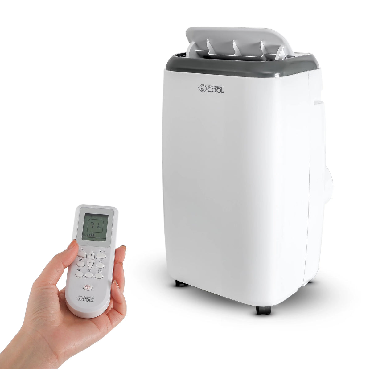 6,000 BTU Portable Air Conditioner with Remote Control, White M401331