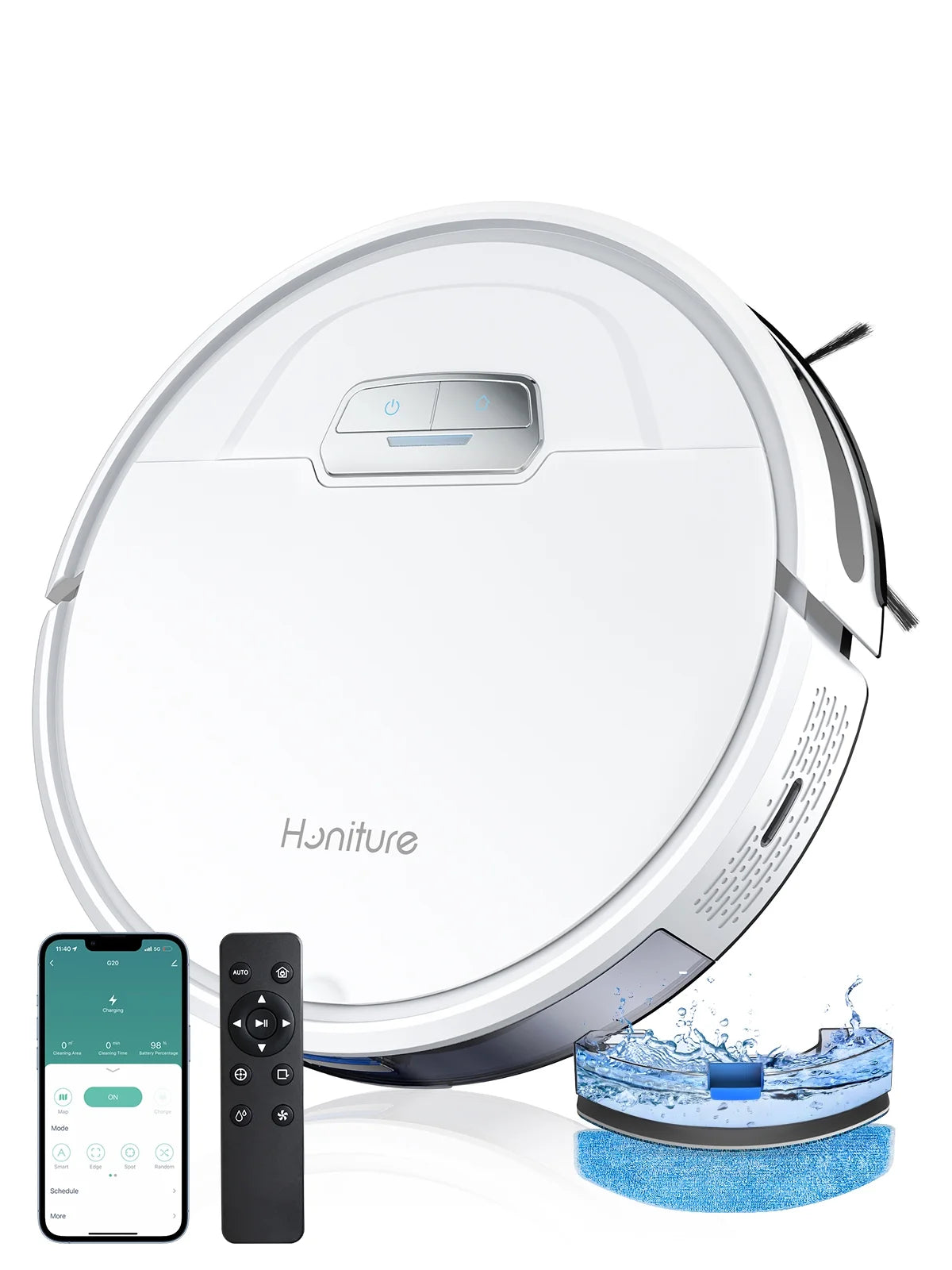 4000Pa Smart Robot Vacuum Cleaner and Mop Combo N54035