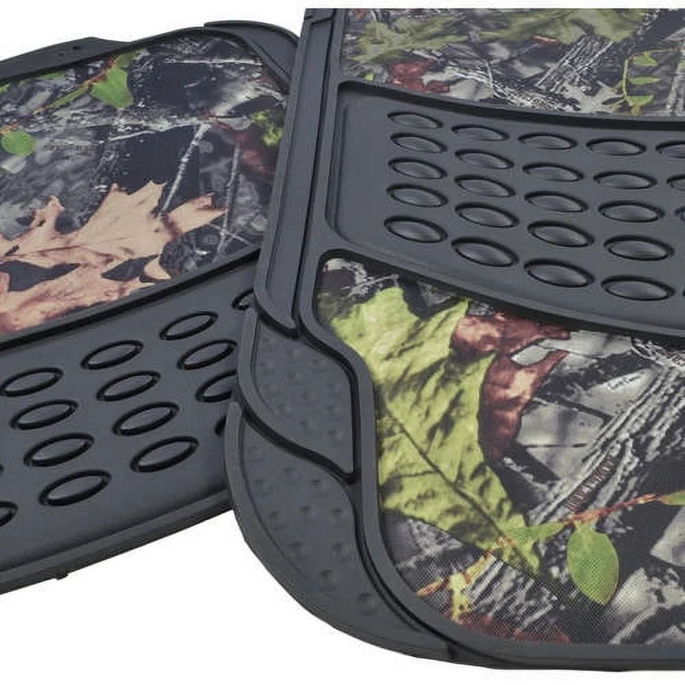 Camouflage Seat Covers and Floor Mats Heavy Duty Rubber Trimmable X178483