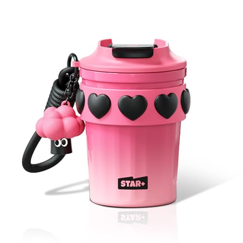 12 OZ Spill Proof Stainless Steel Coffee Mug with Lid M4482