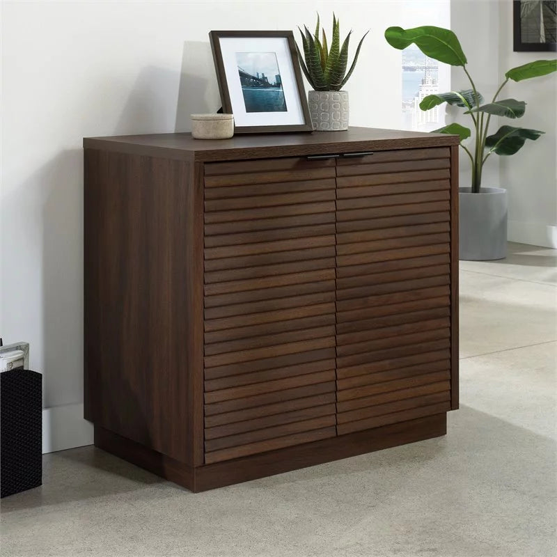 3-Piece Credenza Desk & Hutch & Utility Stand P335743