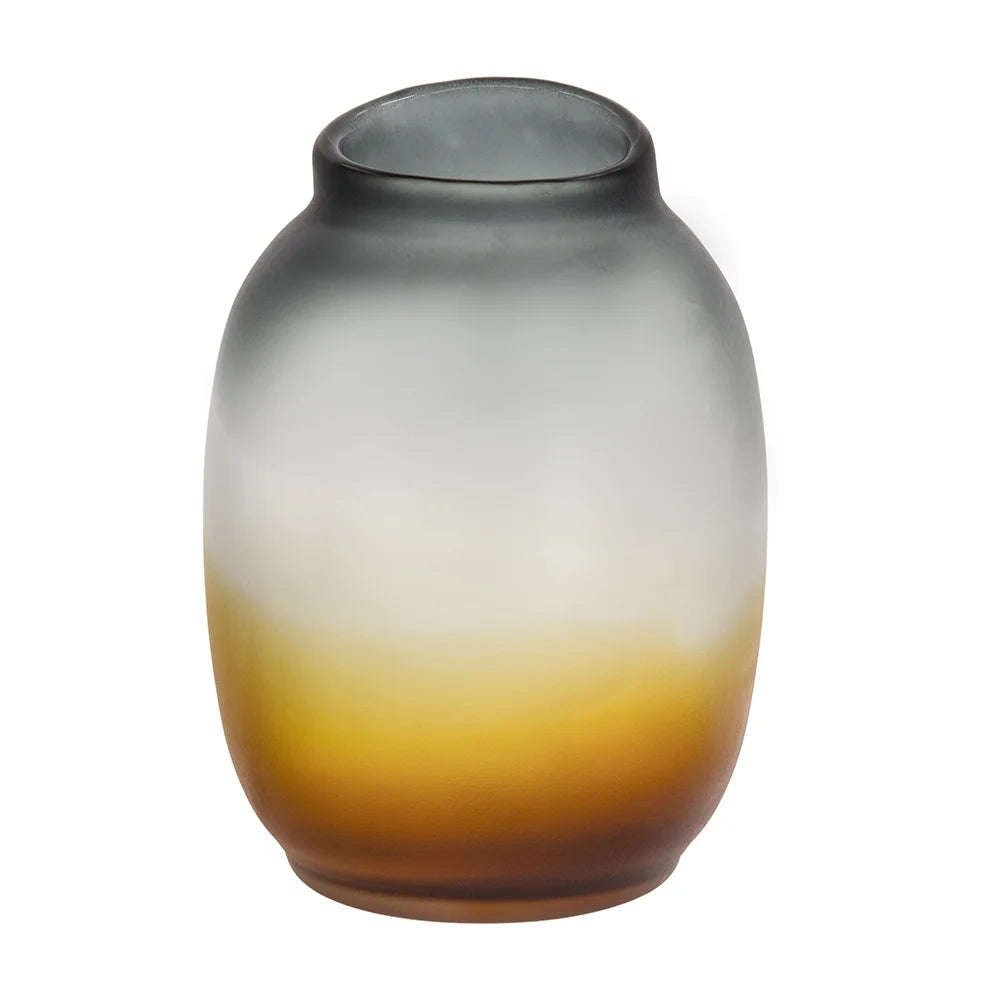 Handmade Fading Glass Vase 11.5" J44123