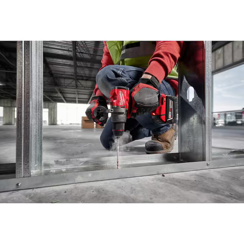 18-V Lithium-Ion Brushless Cordless Hammer Drill Driver Kit with Compact Router Q716813