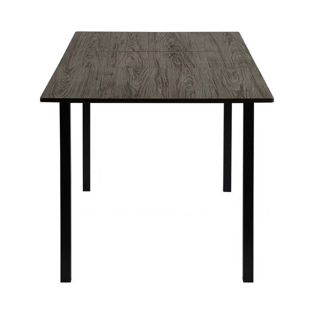 63" Extendable Dining Table with Self-Storing Leaf H1832