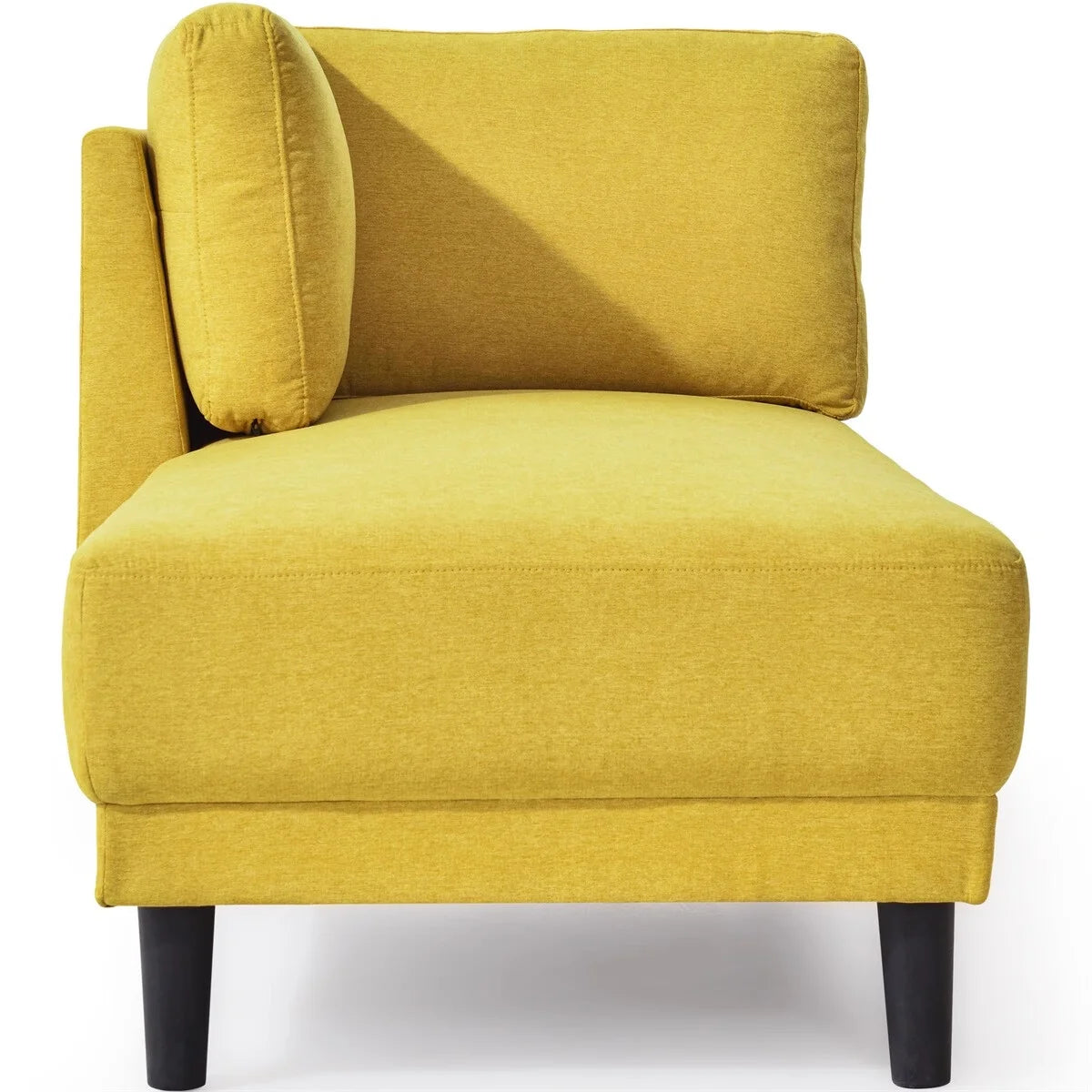 65" Mid-Century Modern Fabric Corner Lounge Chair K945