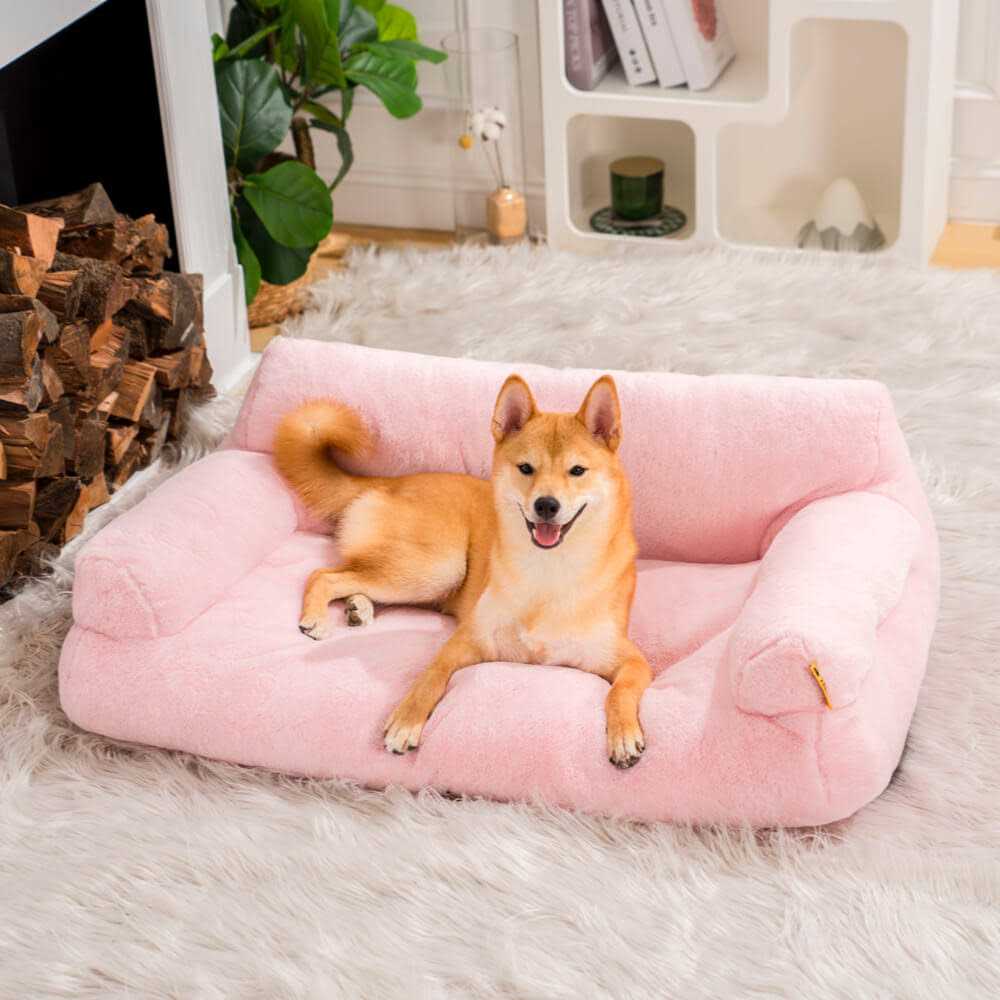 Plaid Dog & Cat Couch Bed R90266