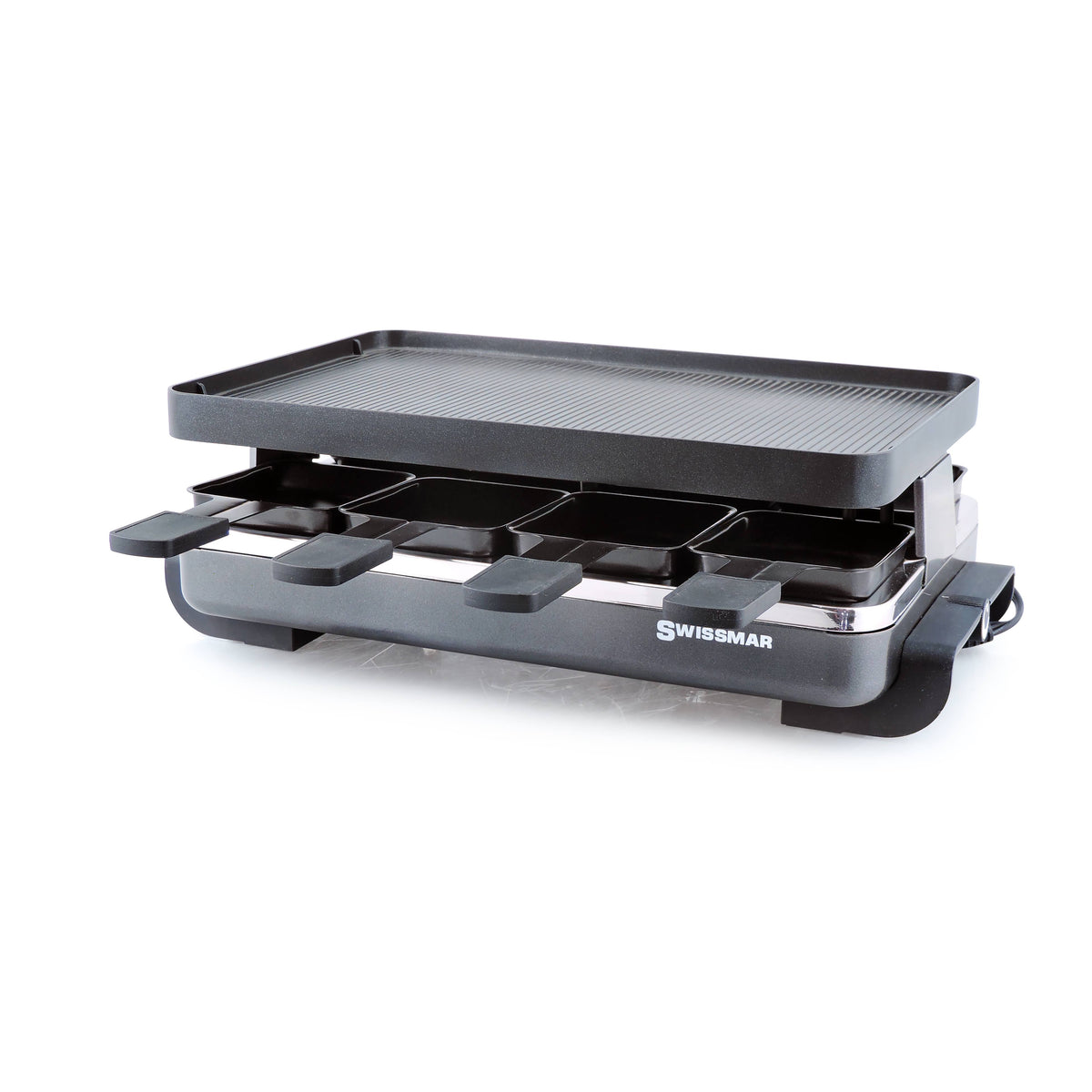 Black 8 Person Raclette Grill F816
