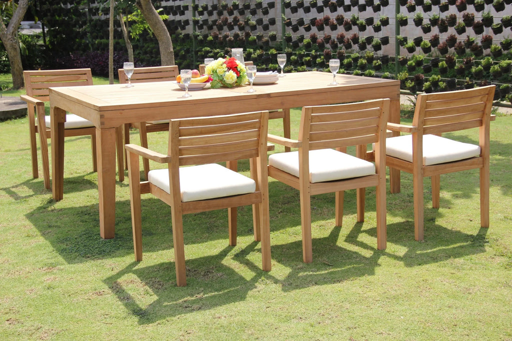 7 Pc Teak Dining Set A982927