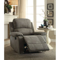 Gray Microfiber Recliner O60746