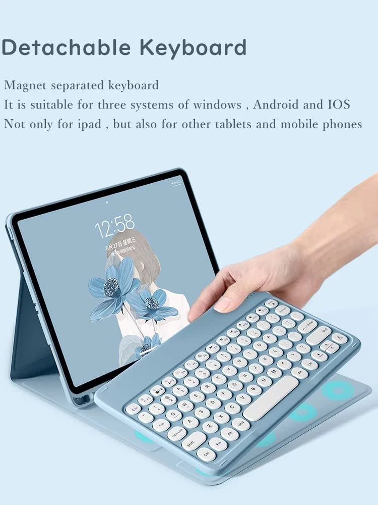 9.7 inch iPad Keyboard Case with Pencil Holder H9760