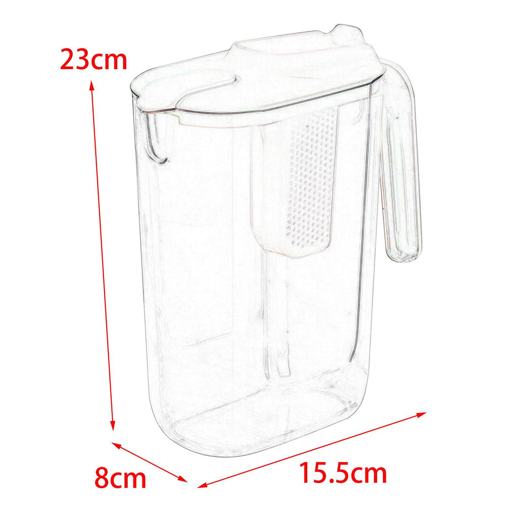 Black Ice Tea Maker Beverage Pitcher with 4 Cups M13740