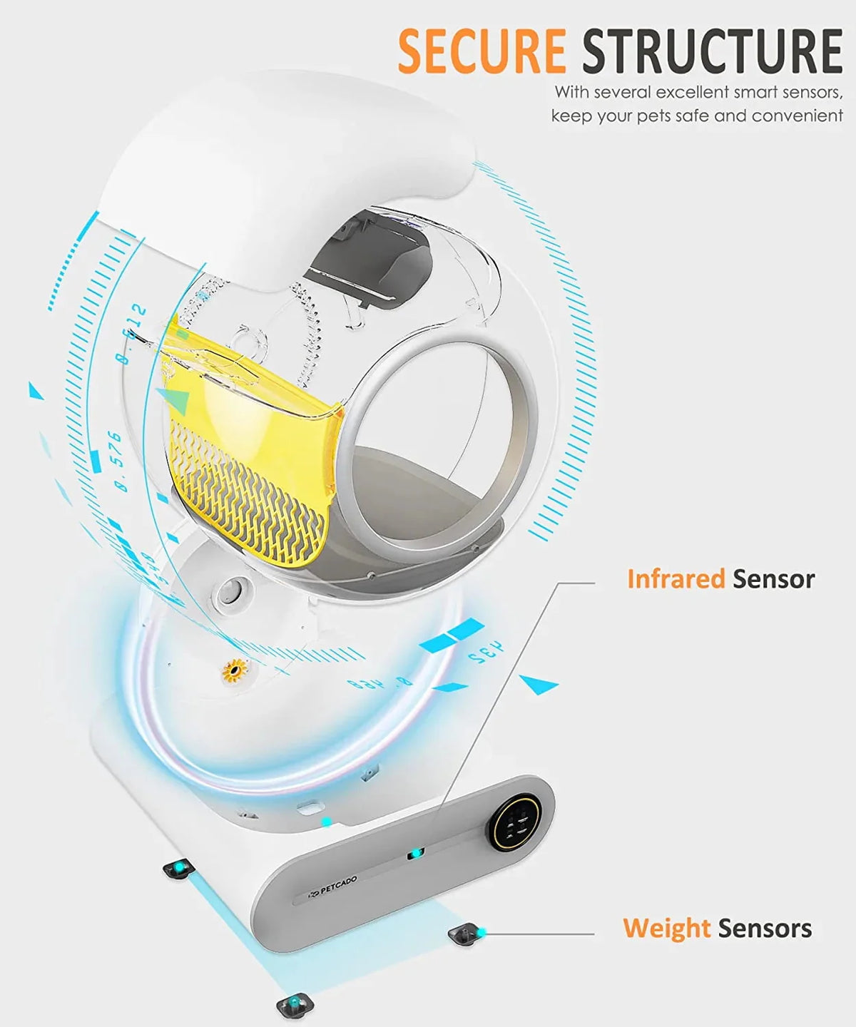 Self-Cleaning Automatic Cat Litter Box with APP Control K63340