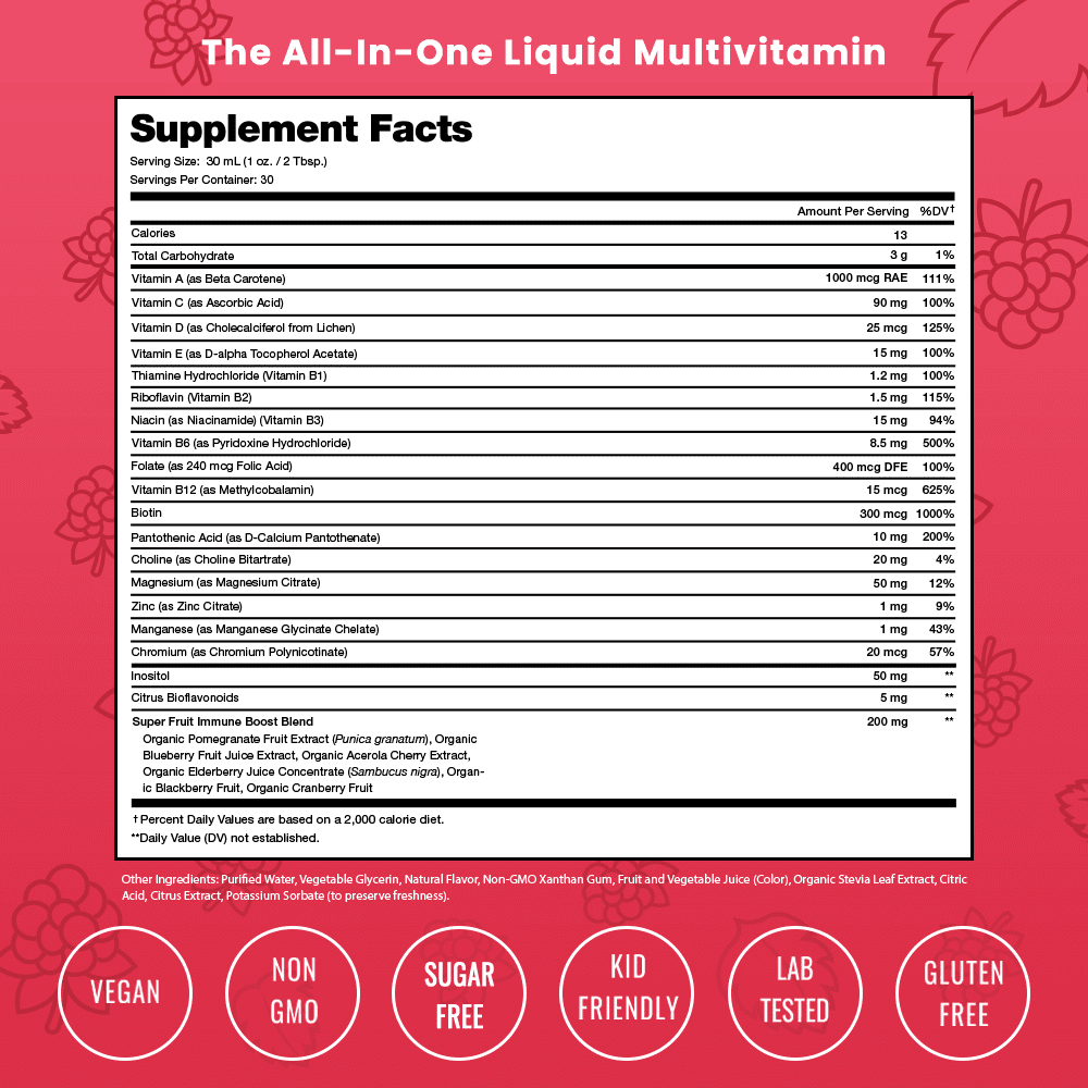 Liquid Multivitamin & Minerals T686