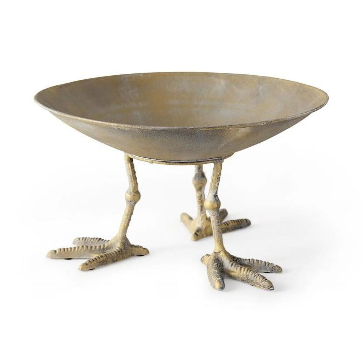 Antiqued Gold Webbed Feet Centerpiece Bowl C89885