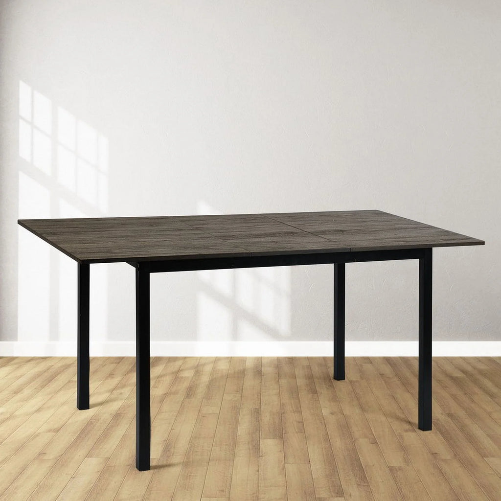 63" Extendable Dining Table with Self-Storing Leaf H1832