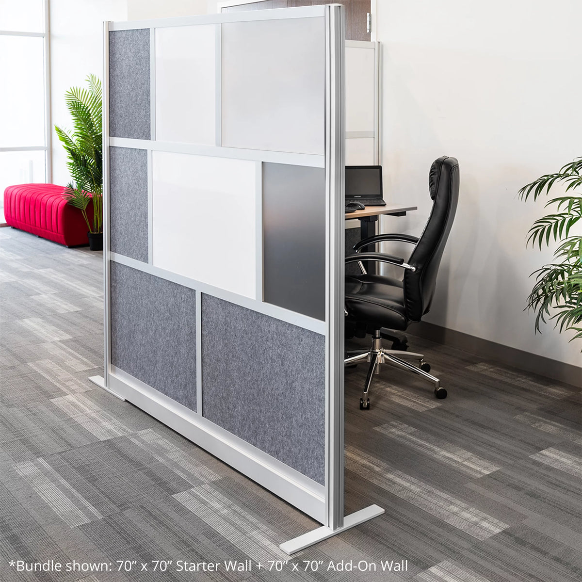Modular Expandable Office Partition Wall System X8450