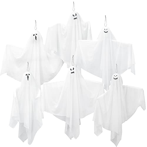 9 Pack Halloween Hanging Ghosts H615990