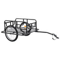 Bike Cargo Trailer Steel Black O65343