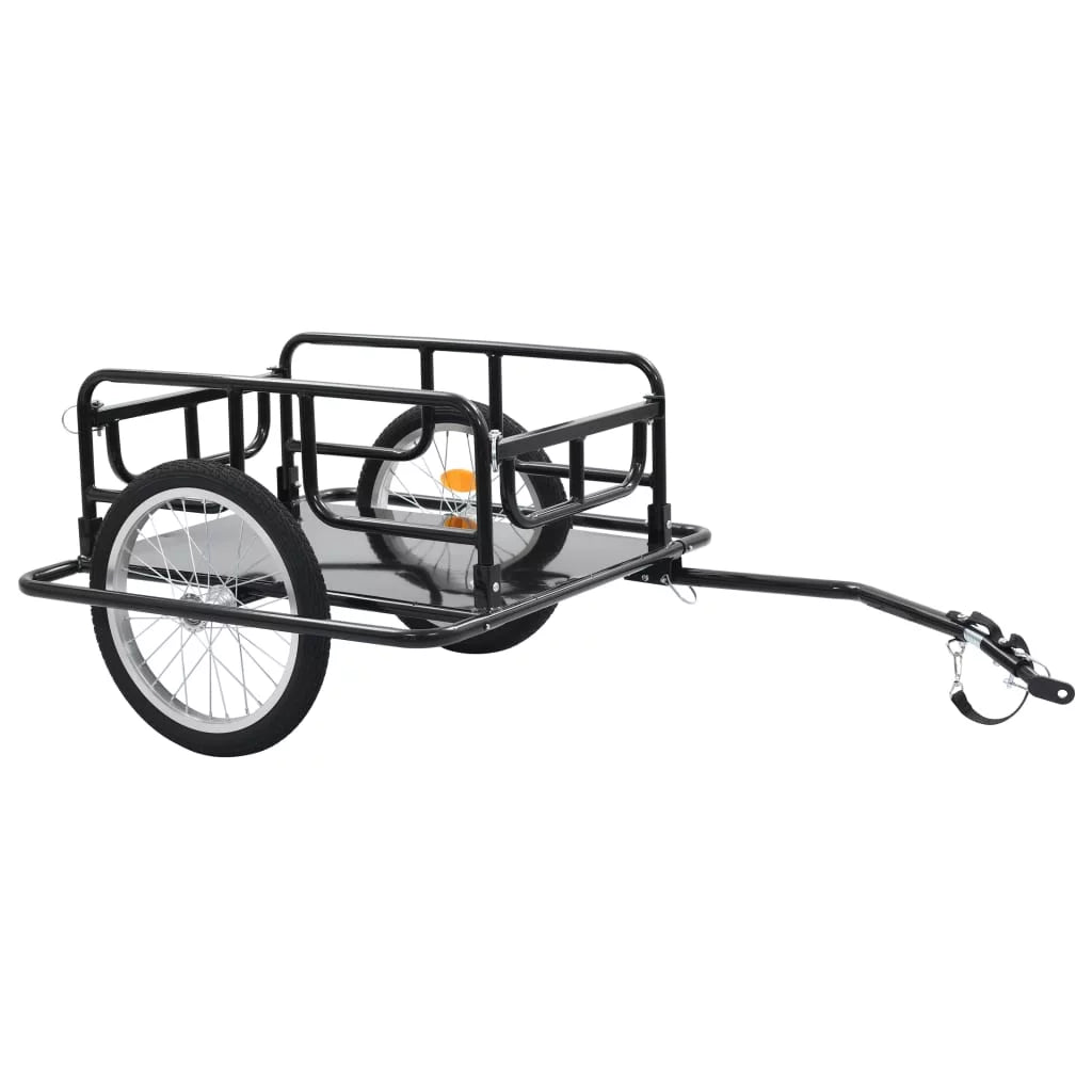 Bike Cargo Trailer Steel Black O65343