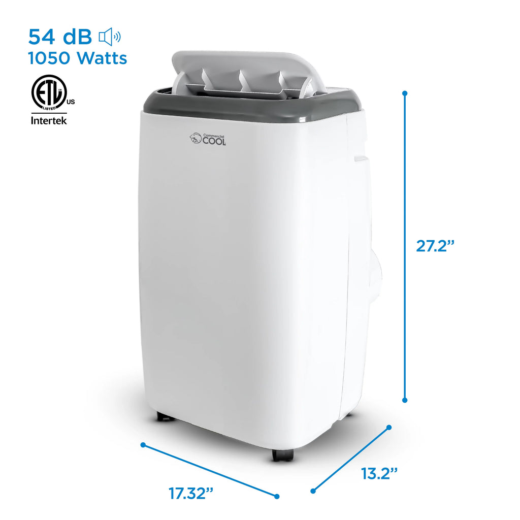 6,000 BTU Portable Air Conditioner with Remote Control, White M401331