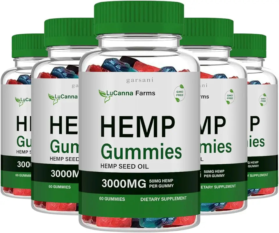 Hemp Gummies 5 Pack 300 Gummies Q6884